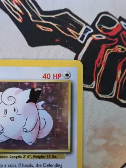 Pokemon TCG Clefairy 5/102 Base Set Holo Rare 1999 VTG WOTC LP - Image 4