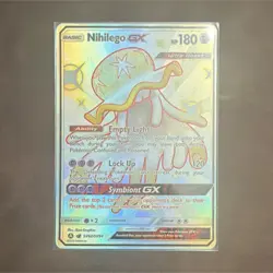 Pokemon TCG Nihilego GX SV62/SV94 Hidden Fates Shiny Vault Full Art Holo - Image 1