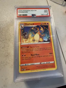 2025 POKEMON M24 EN-MCDONALD'S COLL #001 CHARIZARD PSA 9 - Image 1