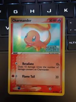 Pokemon TCG Charmander 48/100 Reverse Holo EX Crystal Guardians 2006 - Image 1