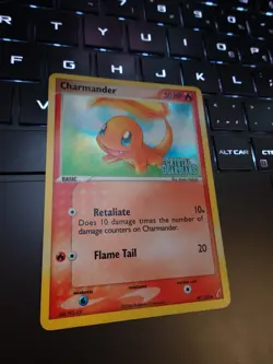 Pokemon TCG Charmander 48/100 Reverse Holo EX Crystal Guardians 2006 - Image 2