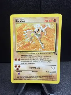 German Hitmonlee 22/62 Fossil Set - Rare Pokemon Card - NM/Mint - Image 1