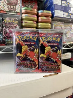 36 x DESTINED RIVALS Sealed BOOSTER PACKS (Box Lot) 10 Pokemon Cards Per Pack - Image 1