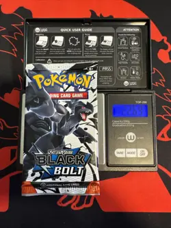22.69g Heavy - Pokemon TCG S&V - Black Bolt Booster Pack! Semi GOD U - Image 1