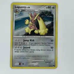 Pokemon Lopunny 9/17 POP Series 9 Promo Holo Rare - Image 1