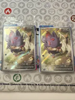 N's Zorua - Pokemon Center Exclusive - Scarlet & Violet Promo SEALED 2x - Image 1