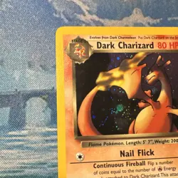Pokemon Dark Charizard 4/82 Team Rocket Holo Rare English 2000 Unlimited Card - Image 3