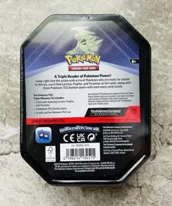 New Sealed Pokemon Tyranitar Triple Whammy Tin Booster Pack - Image 2