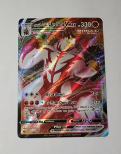 Pokemon TCG Single Strike Urshifu VMAX #86 Pokemon Battle Styles Full Art A144 - Image 1
