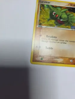 Pokemon TCG Larvitar Reverse Holo 61/ 115 Unseen Forces - Image 3