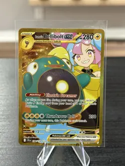Ionos Bellibolt EX 188/159 Gold Hyper Rare - Journey Together Pokemon TCG 2025 - Image 1