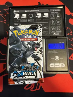 22.89g Heavy - Pokemon TCG S&V - Black Bolt Booster Pack! Semi GOD U - Image 1