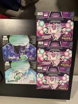 Pokemon TCG Galarian Rapidash V Box Factory Sealed x3 Lot And Calrex V 2x lot - Image 3