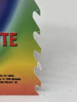 1999 Topps Pokemon the First Movie Dragonite E12 of 12 Die-Cut - Image 4