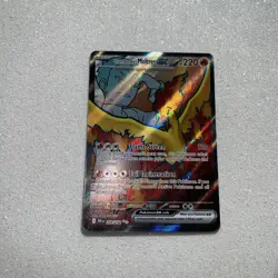 Team Rocket’s Moltres Ex 208/182 Destined Rivals Pokemon Full Art NM 🔥 Minty! - Image 1