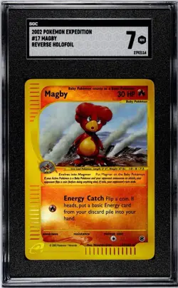 2002 Pokemon Expedition Magby-Holo SGC 7 - Image 1