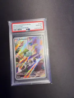 Pokemon Bulbasaur Stellar Crown Illustration Rare #143 PSA 10 English - Image 1