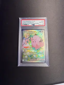 Pokemon Lillie’s Clefairy Ex Journey Together Special Rare #184 PSA 10 English - Image 1