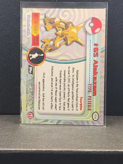 1999 Topps Pokemon Series 1 #64 Alakazam - Near Mint - Image 2
