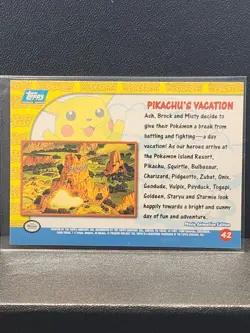 Pokemon TCG Pikachu's Vacation Pokemon Topps Pikachu's Vacation 42 - Near Mint - Image 2