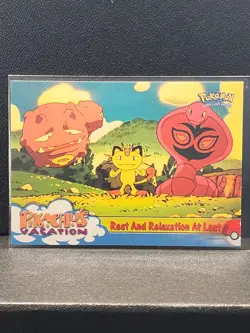 Pokemon TCG Rest and Relaxation at Last Pokemon Topps Pikachu's Vacation 49 - NM - Image 1