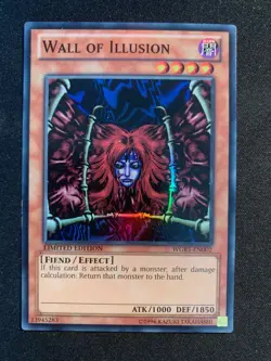 Wall of Illusion Super Rare WGRT-EN002 Light Play Yu-Gi-Oh! - Image 1