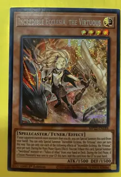 YuGiOh ~ Incredible Ecclesia, the Virtuous MP22-EN188 ~ Prismatic Secret Rare - Image 1