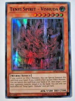 Yugioh! Tenyi Spirit - Vishuda Op12-En010 Super Rare Unlimited VLP!! - Image 1