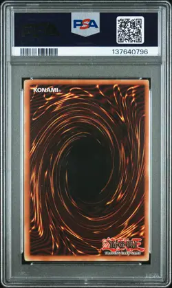 2002 YU-GI-OH! STARTER DECK: YUGI #006 DARK MAGICIAN PSA 7 - Image 2