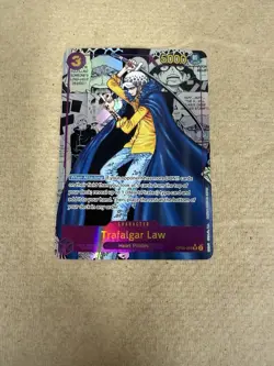 Trafalgar Law Manga Alternate Art OP05-069 Awakening Of The New Era DAMAGED READ - Image 1