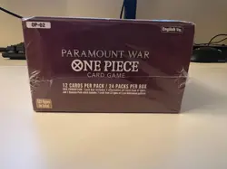 One Piece Paramount War Booster Box OP-02 English w Case (New/Sealed/See Photos) - Image 3