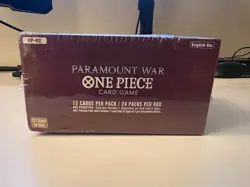 One Piece Paramount War Booster Box OP-02 English w Case (New/Sealed/See Photos) - Image 4