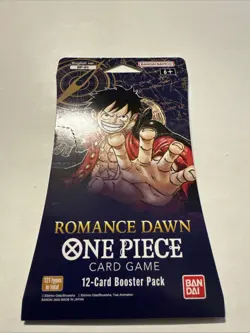 ONE PIECE OP-01 ROMANCE DAWN PRE-ERRATA SLEEVED PACK FACTORY SEALED - Image 2
