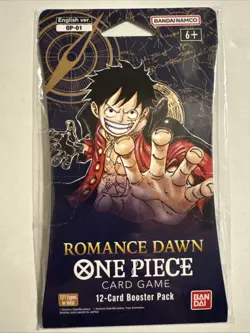 ONE PIECE OP-01 ROMANCE DAWN PRE-ERRATA SLEEVED PACK FACTORY SEALED - Image 5