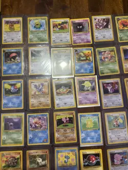 Pokemon TCG 60 card vintage lot, all binder copies various conditions - Image 2