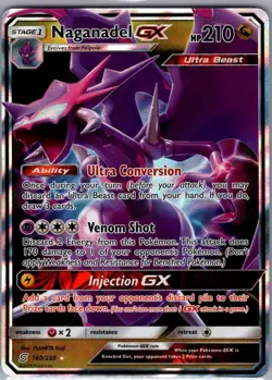 Naganadel GX 160/236 SM - Unified Minds - Pokemon Card - NM - Image 1