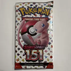 Pokemon TCG Scarlet & Violet 151 Booster Pack English 10 Cards Mew 2023 1 Pack - Image 1