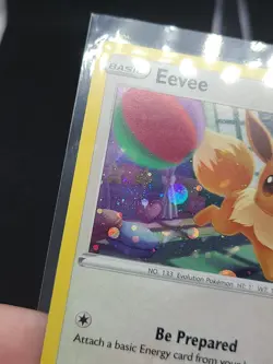 Pokemon Card Eevee SWSH212 Black Star Promo NM/M With SWIRL - Image 3