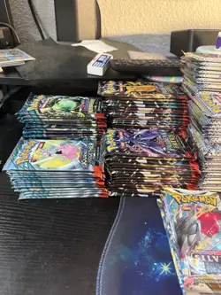 Lot of 392 OPENED Pokemon Booster Packs Sword & Shield 151 ES 3900+ Cards READ - Image 3