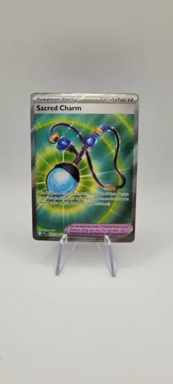 Pokemon TCG: Sacred Charm 122/094 English Full Art Card Phantasmal Flames NM - Image 1