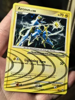 Arceus AR6 Platinum Arceus Holo Rare 2009 Pokemon Card MP/HP - Image 3