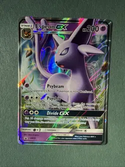 2017 Pokemon Espeon GX TCG SM35 Sun and Moon Black Star Promo Card - Image 1