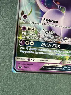 2017 Pokemon Espeon GX TCG SM35 Sun and Moon Black Star Promo Card - Image 2