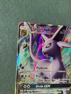 2017 Pokemon Espeon GX TCG SM35 Sun and Moon Black Star Promo Card - Image 3