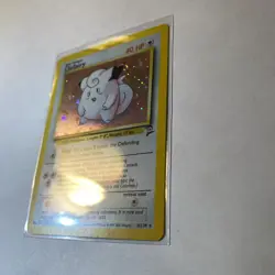 Clefairy Holo Swirl Pokemon Card Base Set 2 - Image 3