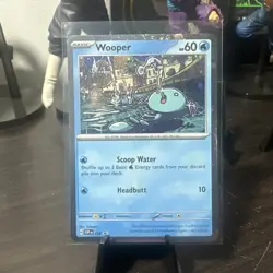 Wooper Promo cosmos foil SV: Scarlet & Violet Promo Cards 155 NM - Image 1