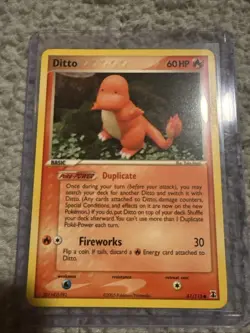 Pokemon TCG Ditto Delta Species 61/113 Regular Charmander Card - Image 1