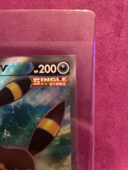 Pokemon TCG Evolving Skies Umbreon v Full Art Ultra Rare Holo Card 188/203 - Image 3