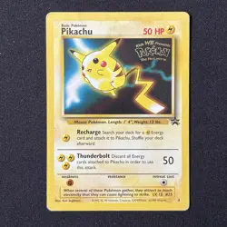 Pikachu 4 Black Star Movie Promo Pokemon Card - Image 2