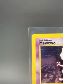 Pokemon Mewtwo Base Set Holo Rare 10/102 LP/MP 1999-2000 Wizards Card - Image 2